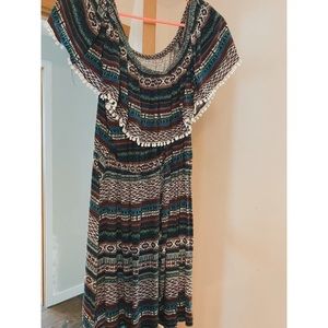 Off the shoulder dress